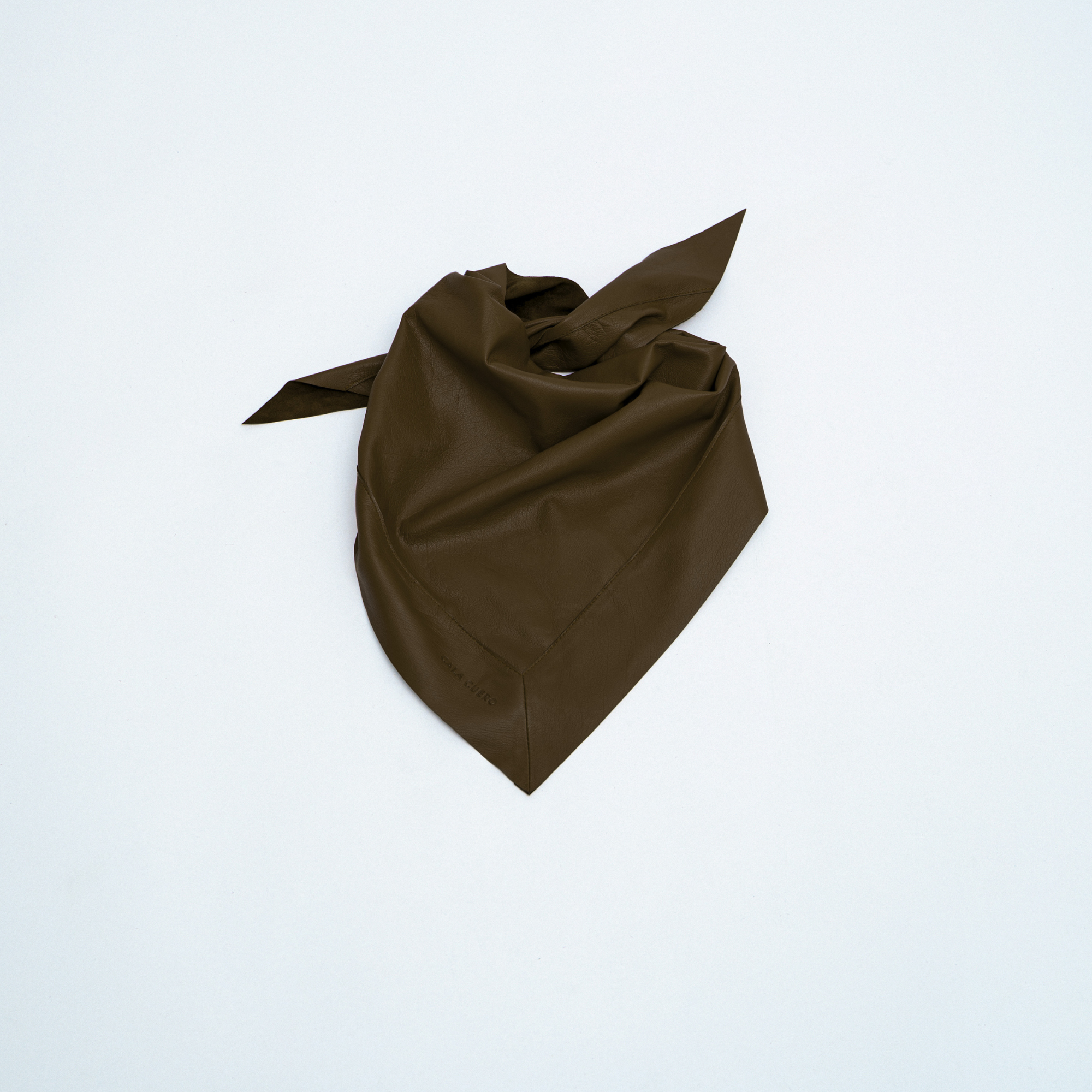 Marea Leather Scarf Black (006)