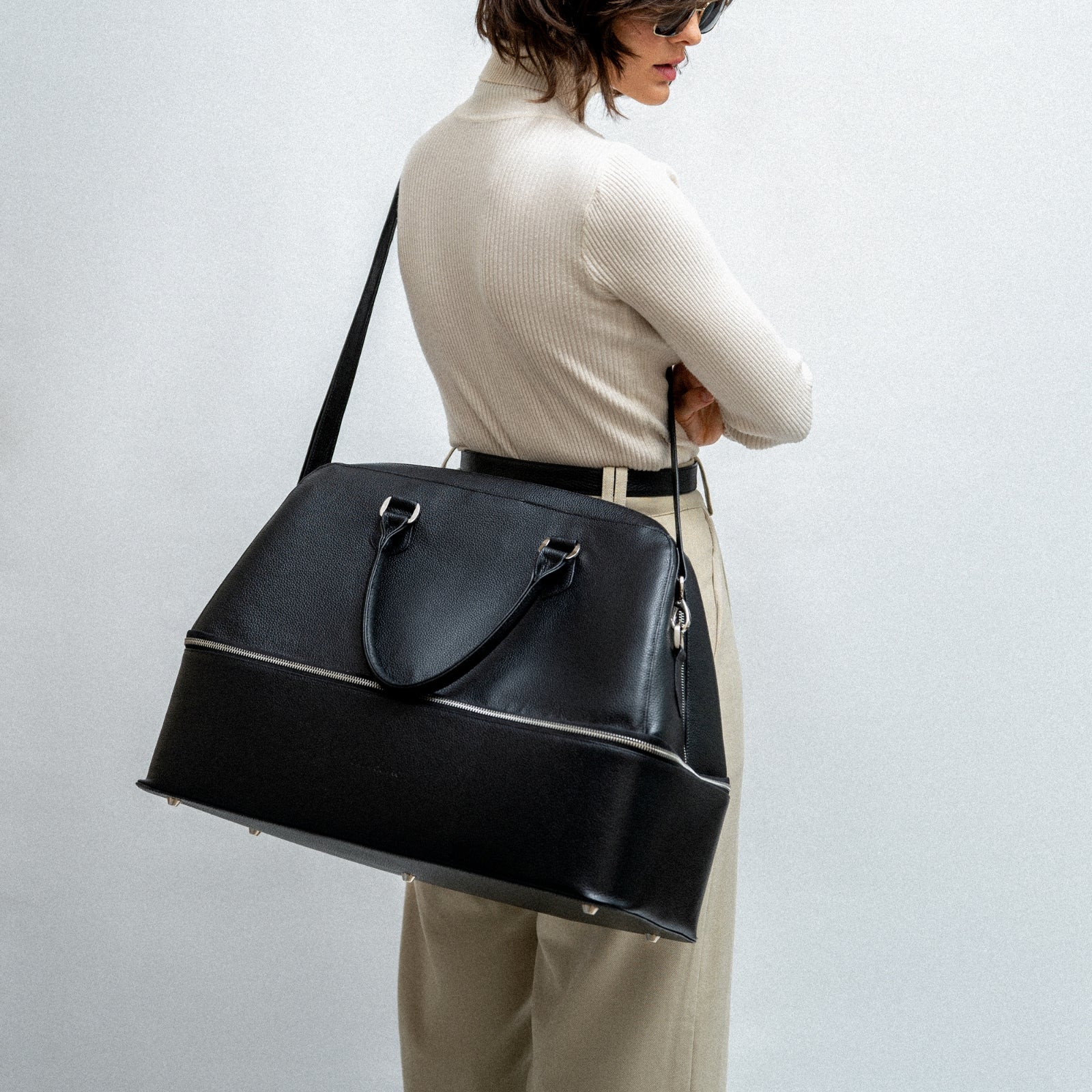 Senda Structured Weekender Black (003)