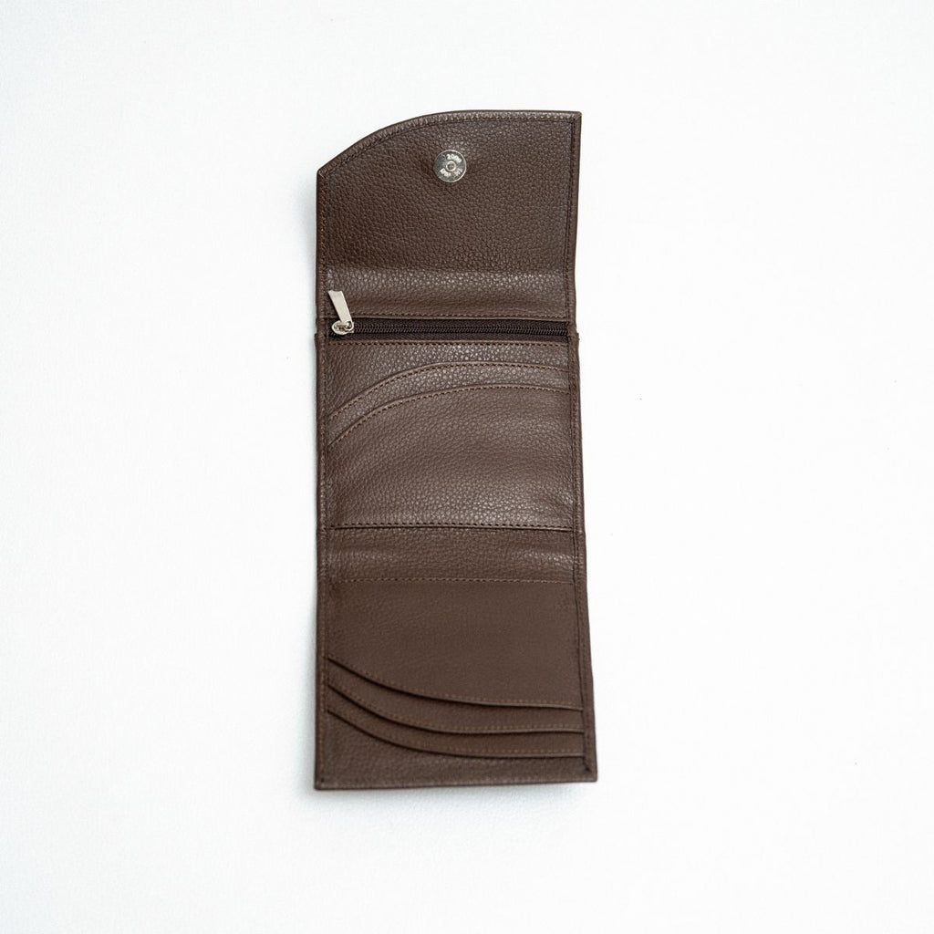 Ona Neck Card Holder Brown (005)