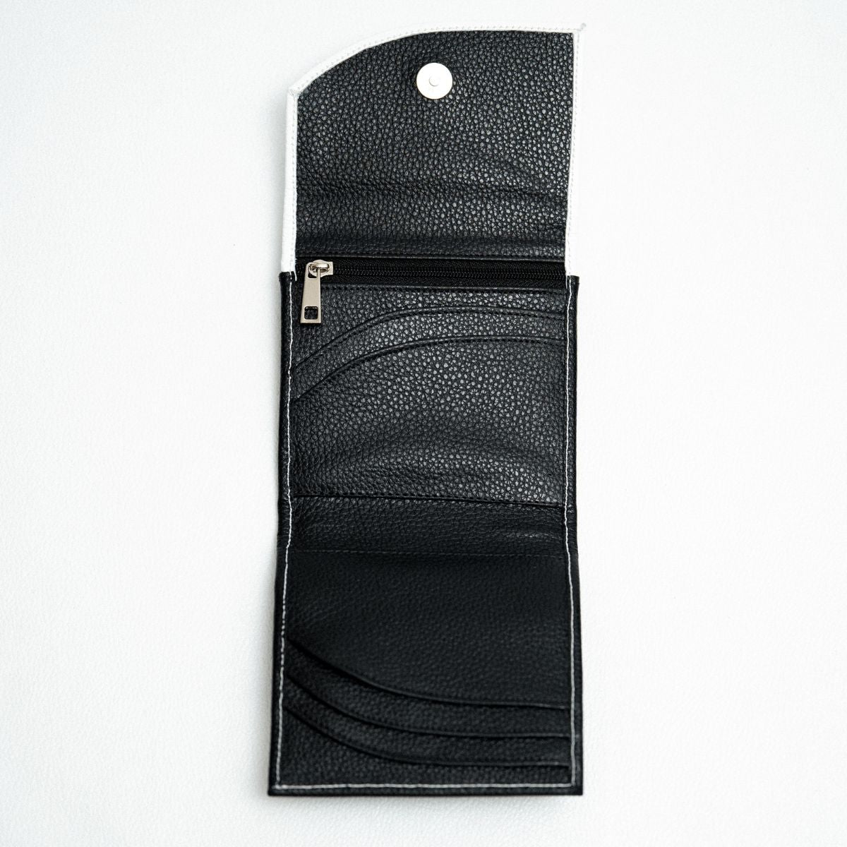 Ona Neck Card Holder Black & White (005)