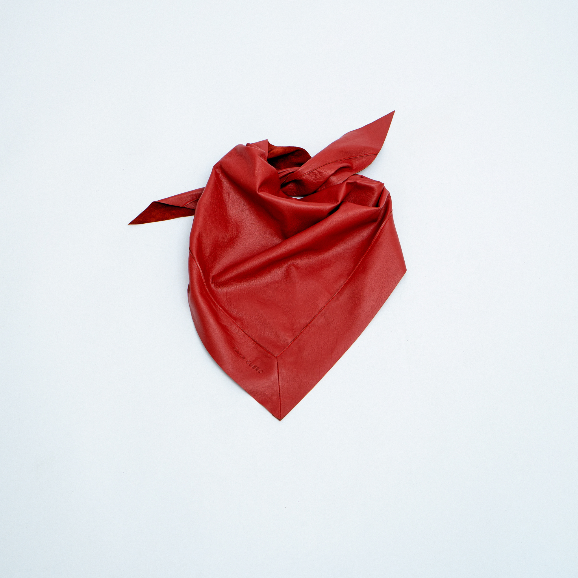Marea Leather Scarf Black (006)